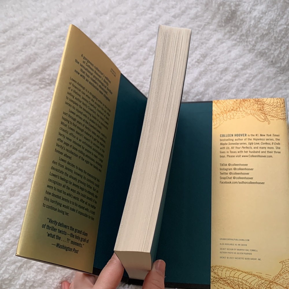 Collector’s Edition copy of Colleen Hoover’s novel Verity - Picture 8 of 12